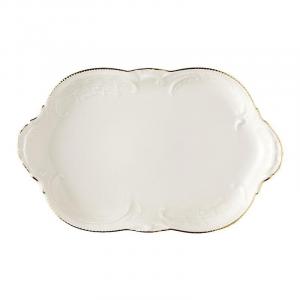 Sanssouci Ivory Gold Milk/Сахарница/Поднос/Тарелка 29 x 18 см Rosenthal, бежевый