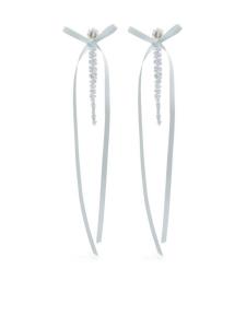 Серьги с бантами Simone Rocha, белый