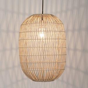 Подвесной светильник Nova Luce Melody Typ B, ротанг/алюминий - 1 светильник