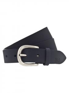 H.I.S. Кожаный пояс темно-синего цвета
