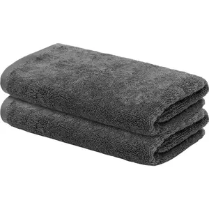 LOOKS от Wolfgang Joop Гостевые полотенца LOOKS с логотипной вышивкой Looks By Wolfgang Joop, антрацит