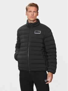 Пуховик стандартного кроя Ea7 Emporio Armani, черный