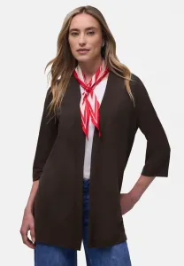 Шнитт-Кардиган langarm im verlängerten Street One, Espresso Brown