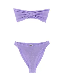 Джинсовое бикини Hunza G, фиолетовый