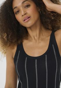 Топ Cream RIBBA STUDS, Pitch Black/Black