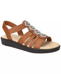 Женские сандалии Samira Slip-On Platform Easy Street, коричневый