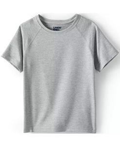 Школьная форма для девочек, детская активная футболка с короткими рукавами Lands' End, синий