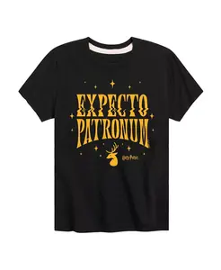 Футболка с принтом "Expecto Patronum" для мальчиков Harry Potter, черный