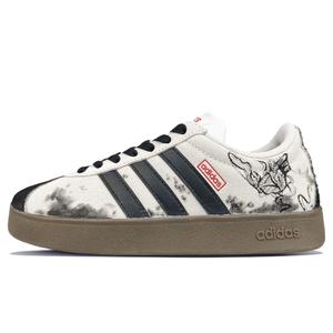 Кроссовки для скейтбординга VL Court Lifestyle с противоскользящим покрытием, износостойкие, унисекс, черно-серые Adidas Neo, Black Gray