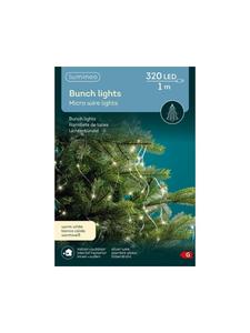 Lumineo Гирлянда из 320 светодиодов, 1 м, серебристый провод, теплый белый свет