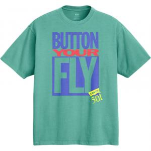 Levis Футболка мужская зеленая