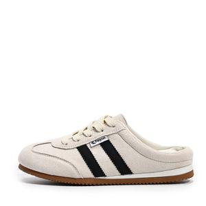 Женские сандалии с закрытым носком, устойчивые к истиранию и скольжению Feiyue, Beige Black