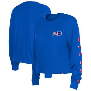Женская футболка с длинным рукавом royal buffalo bills sport night thermal New Era