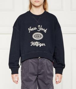 Толстовка Tommy Hilfiger Regular Fit, синий / белый