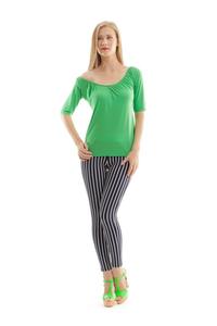 Футболка с круглым вырезом Conquista, зеленый