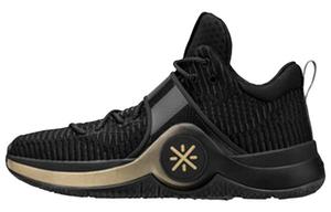 Баскетбольные кроссовки WOW 6 мужские низкие черные/золотые Lining