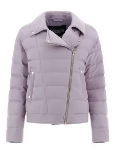 Пуховик на молнии Herno, фиолетовый