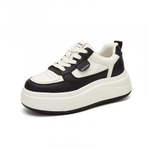 Износостойкие и легкие низкие женские скейтерские кроссовки DAPHNE, черный