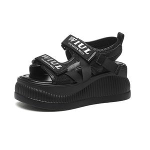 Сандалии с одним ремешком женские Golden Silk Rabbit, Black