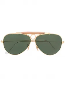 Солнцезащитные очки-авиаторы Ray-Ban, золотистый