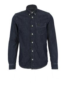 Рубашка на пуговицах классического кроя Lee, Blue Denim