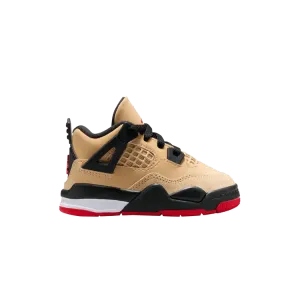 Кроссовки Air Jordan Air Jordan 4 Retro TD 'Pizza', желто-коричневый