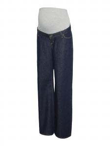 MAMALICIOUS Джинсы с широкими штанинами в темно-синем цвете