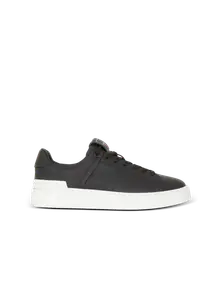 Кроссовки B-Court из телячьей кожи Balmain, белый/мультиколор/черный