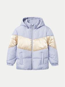Пуховик стандартного кроя Name It, синий