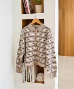 Свитер-поло с воротником Coen, цвет Beige