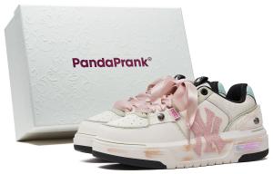 MLB Нью-Йорк Янкиз высота увеличивающая лоу-топ скейтборд обувь унисекс белый бежевый розовый