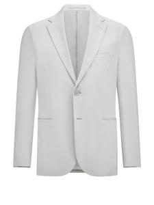 Деловой пиджак прямого кроя Boggi Milano B Tech, жемчужно-белый
