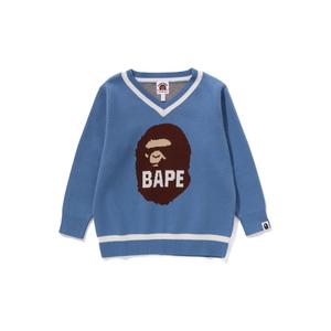 Свитер для детей 3-7 лет A BATHING APE, синий blx