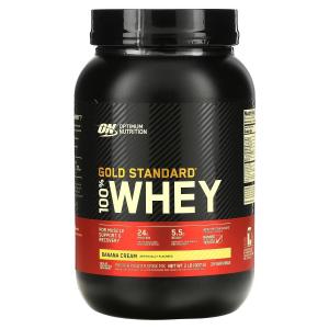 Optimum Nutrition Gold Standard 100% сыворотка банановые сливки 2 фунта (907 г)