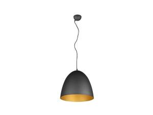 Подвесной светильник MeineWunschleuchte Schwarz Gold Esstisch rund, 40x150x40x40 см, черный/золотой