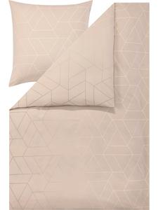 Роскошное фланелевое постельное белье бежевого цвета Estella, 155 x 200 + 80 x 80 см