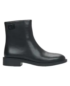 Женские ботильоны из натуральной кожи с легким утеплителем. Estro, черный