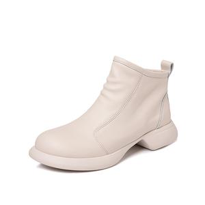 Ботильоны женские черные, белые, коричневые Cachiotti, экрю на подкладке