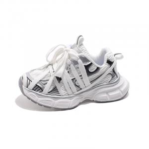 Нескользящие низкие детские кроссовки для повседневной носки. Для детей от 3 до 7 лет. TONYBEAR, экрю