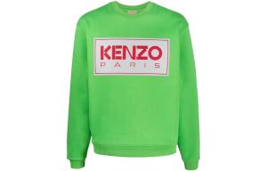 Толстовка с логотипом Letter, мужская, зеленая Kenzo, зеленый