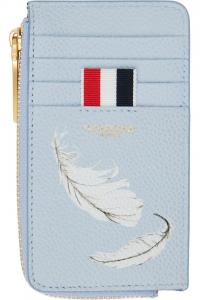 Кошелек для монет с 3D-печатью Feather Thom Browne, синий