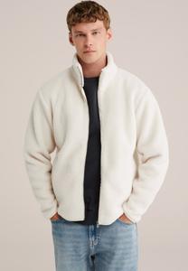 Флисовая куртка WE Fashion Fleece jacket, Off-White