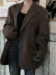 Куртка оверсайз, женская куртка Doux Belle, цвет Dark Brown