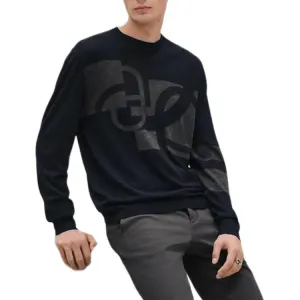 Свитер FW25 Cashmere мужской HERMES, черный