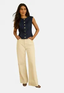 Жилет стандартного кроя с фестончатым краем Love & Roses, Rinse Wash