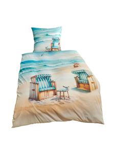 Traumschlaf Постельное белье для пляжных кресел синего цвета