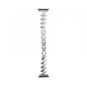 Футболка с металлическим ремешком Biaodaige, совместимая с Apple, золотая