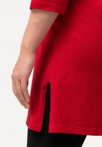 Топ с длинными рукавами COL V MANCHES 3/4 Ulla Popken, красный