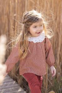 Детская блузка Tartine Et Chocolat, бордовый