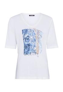 Хлопковая футболка Olsen, белый